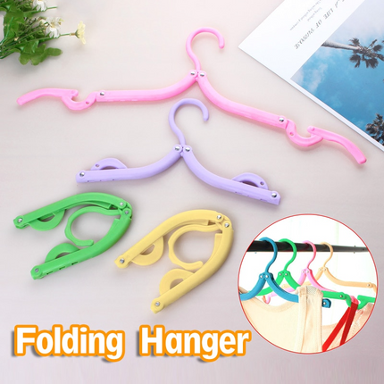 Foldable Magic Easy Travel Clothes Hanger