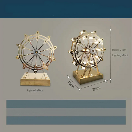 Colorful Rotating Wheel Table Lamp