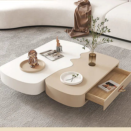 Modular Interlocking Duo Coffee Table
