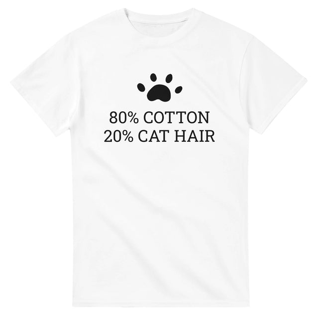 80% Cotton 20% Cat Hair Creative T-Shirt