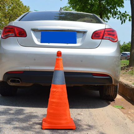 Foldable Reflective Traffic Cone Warning Light