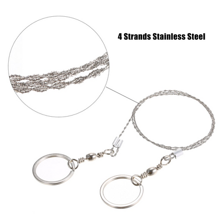 Emergency Survival Stainless Steel Wire Saw
