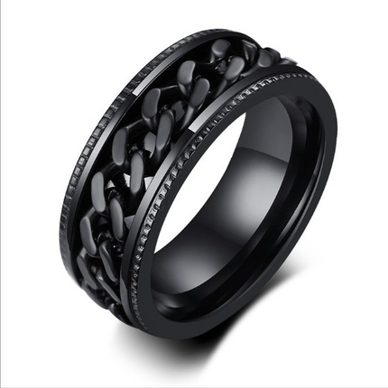 Cool Stainless Steel Rotating Ring