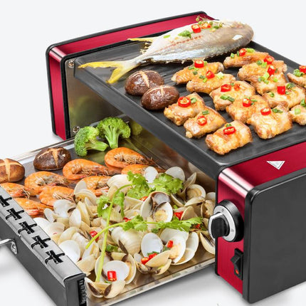 Multifunctional Smokeless Non-Stick Indoor Grill