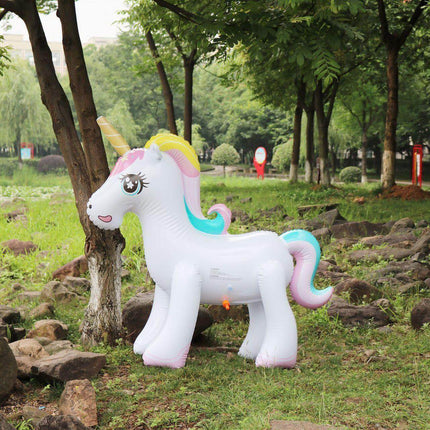 Gigantic Inflatable Unicorn Water Spray Summer Toy
