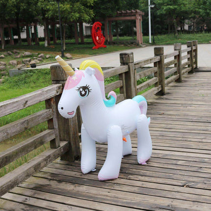 Gigantic Inflatable Unicorn Water Spray Summer Toy