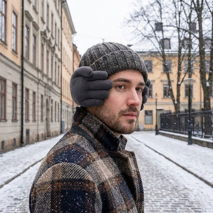 Hand Shape Plush Winter Earmuff