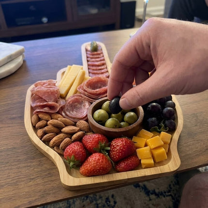 Middle Finger Charcuterie Serving Board Platter