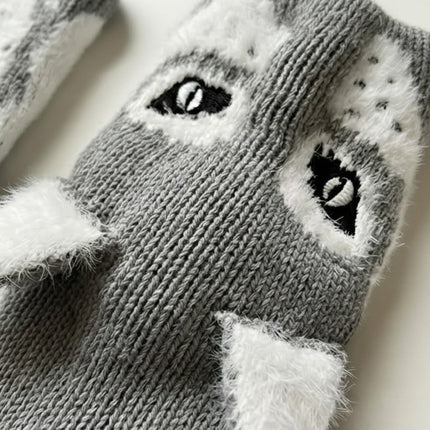 Hungry Wolf Warm Socks
