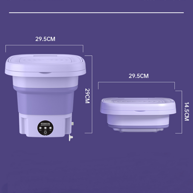Travel Friendly Portable Foldable Automatic Washing Machine