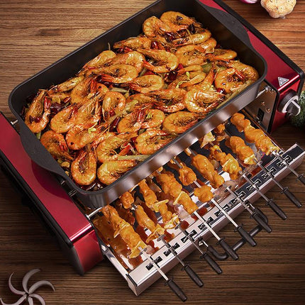 Multifunctional Smokeless Non-Stick Indoor Grill