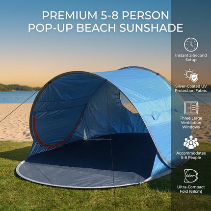 Pop-Up Instant Sun Shade Beach Tent