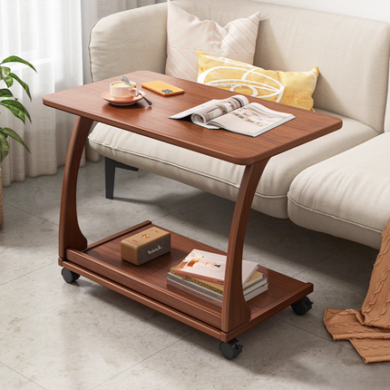Italian Style Rolling Lift-Top Coffee Table