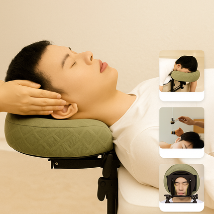Bed-Mounted Ergonomic Home Massage Face Bracket