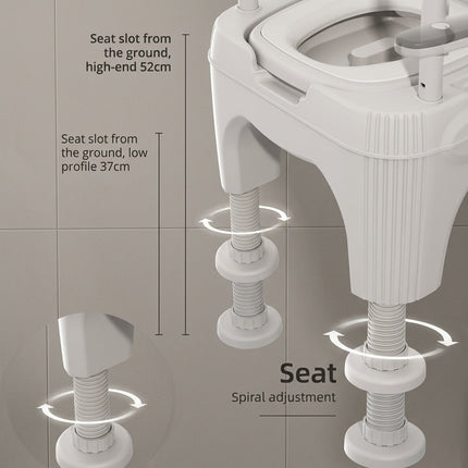 Safe Sit Elderly Support Indoor Toilet Chair