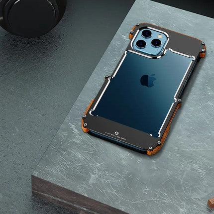 Aluminum Bumper Thin Shockproof iPhone Case