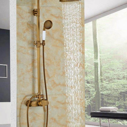 Elegant Luxury Antique Rainfall Bathroom Shower Set
