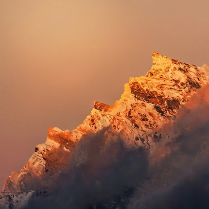 Golden Mountain Sunrise LED Wall Lamp