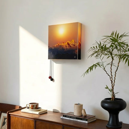 Golden Mountain Sunrise LED Wall Lamp