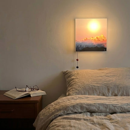 Golden Mountain Sunrise LED Wall Lamp