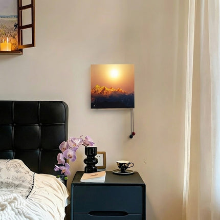 Golden Mountain Sunrise LED Wall Lamp
