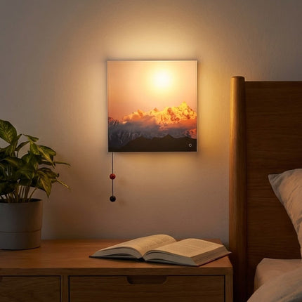 Golden Mountain Sunrise LED Wall Lamp