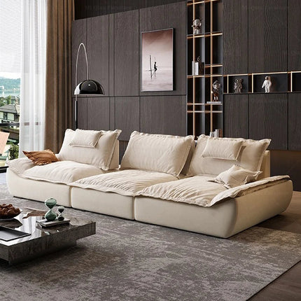 Ultra-Wide Italian Design Adjustable Backrest Sofa