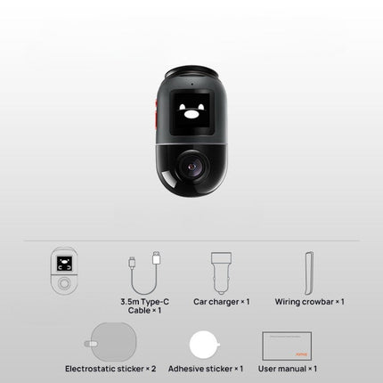 360 Full View AI Motion Dash Cam