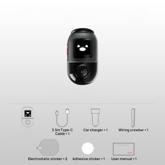 360 Full View AI Motion Dash Cam