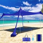 Dark blue 4 poles