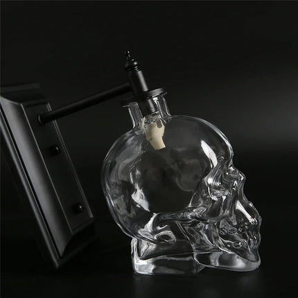 Gothic Skull Bottle Retro Wall Lamp