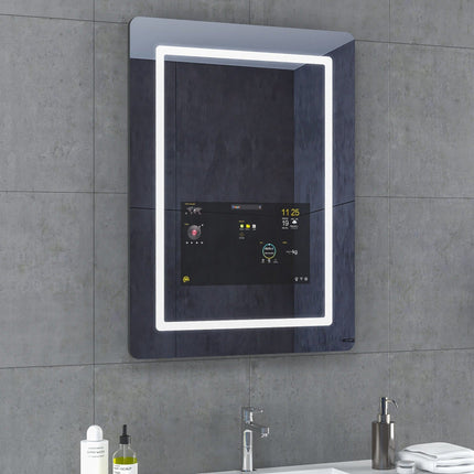Smart Anti-Fog LED Wall Bathroom Mirror