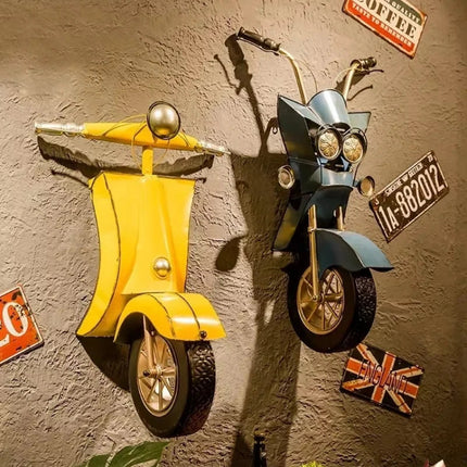 Industry Wall Hanging Motorcycle Decor