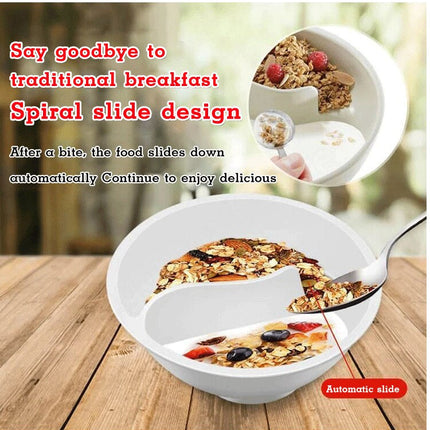 Creative Separated Double Bowls With Handle