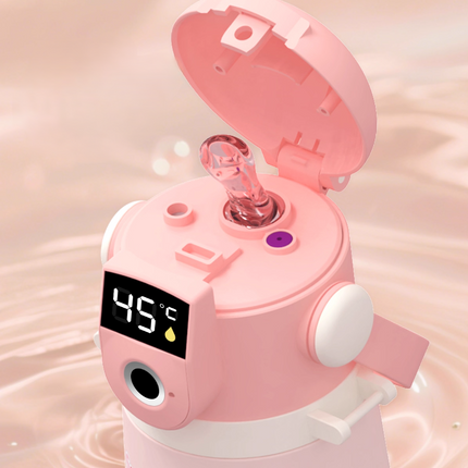Fingerprint Lock Smart Temperature Display Kids Water Bottle