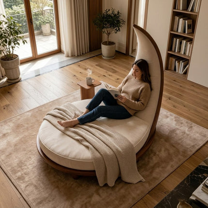 Moon Frame Nordic Lounge Chair