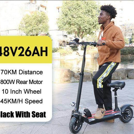 800W Dual Electric Motor Scooter with Seat