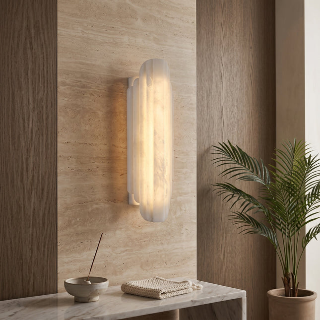 Art Deco Marble LED Wall Sconce Lamp