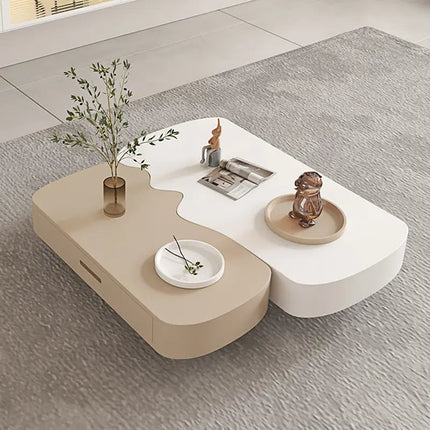Modular Interlocking Duo Coffee Table