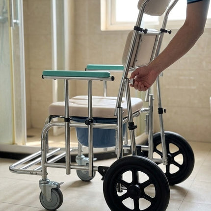 Safe Seat Adjustable Shower Patient Transport Chair