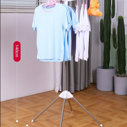 Portable Stainless Steel Triangle Clothes Drying Hanger