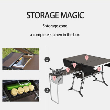Outdoor Foldable Mobile Kitchen