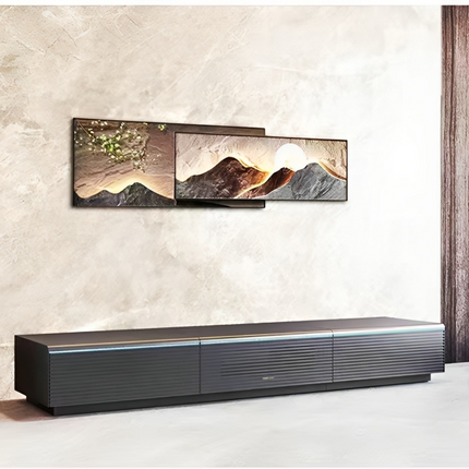 Ultra-Modern Motorized Screen Laser TV Console Cabinet