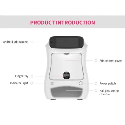 3D Portable Digital Art Nail Automatic Printer
