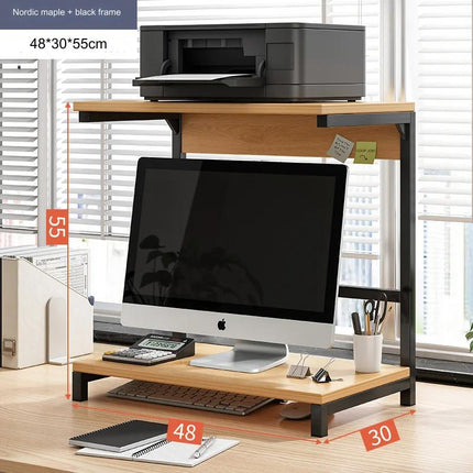 Office Hub Sleek Desk Organizer Monitor Stand
