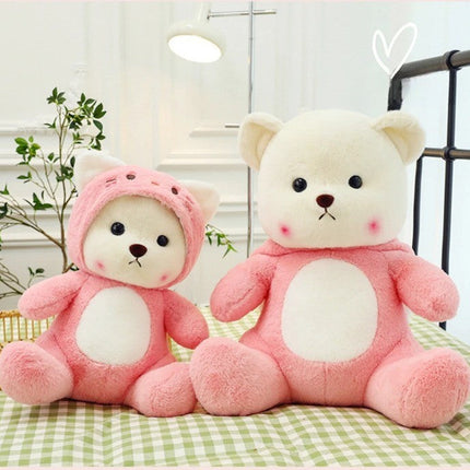 Pink Bear Soft Cuddle Plush