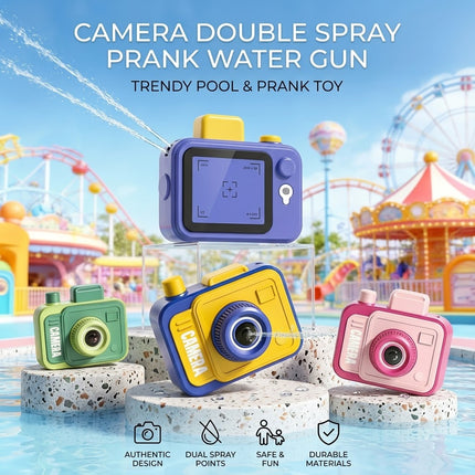 Who Got Wet Camera Water Gun Prank Toy