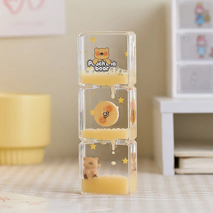 Floral Fantasy Liquid Cartoon Motion Hourglass
