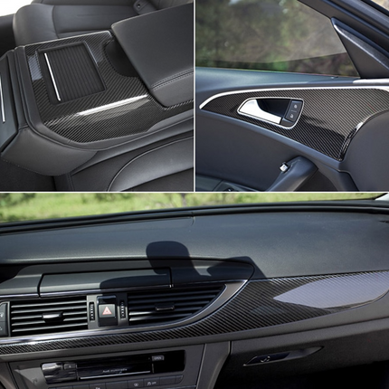 Wood Grain Interior Car Stickers
