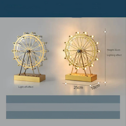 Colorful Rotating Wheel Table Lamp
